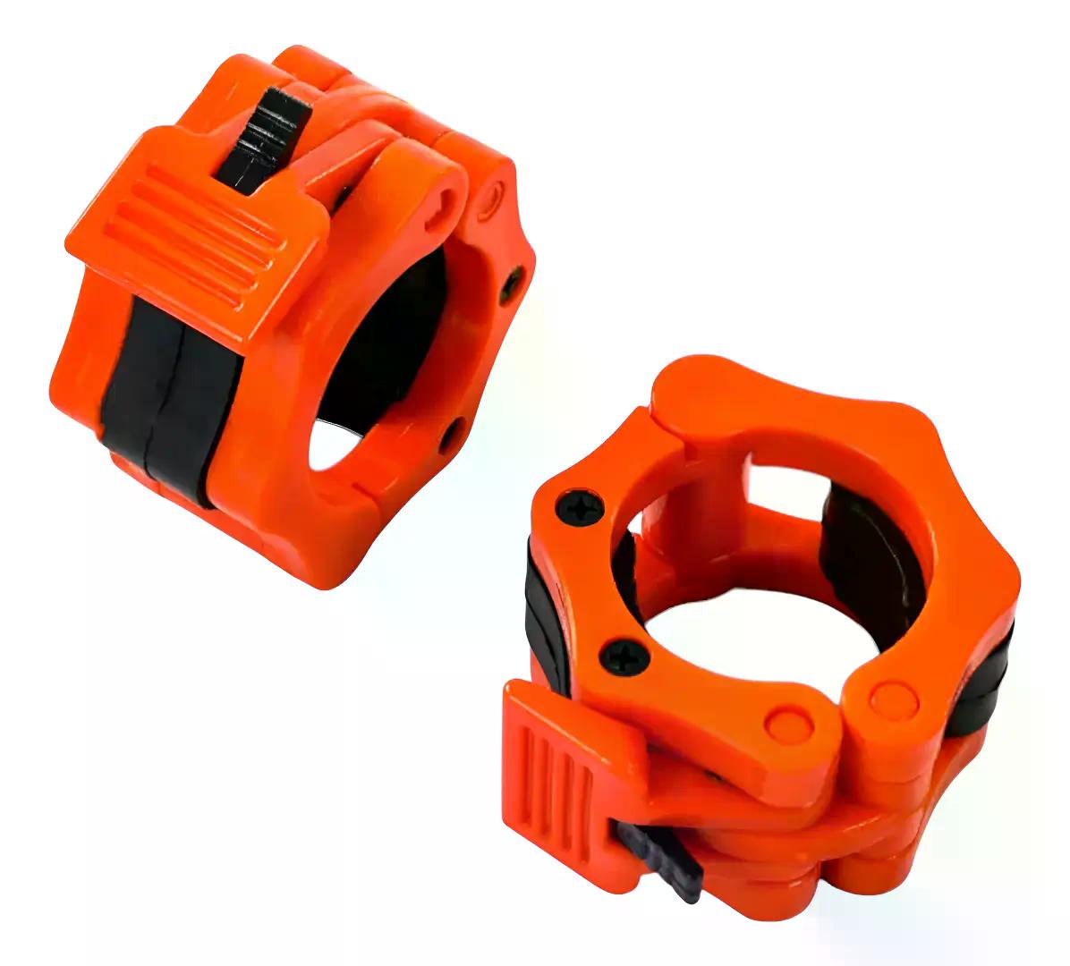 Par De Collarines Barra Olimpica 50mm Pesas Crossfit
