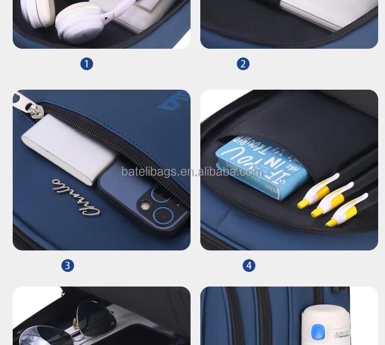 Mochila Universitaria Escolar Impermeable Usb Reforzada