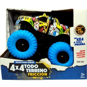 Auto O Camioneta Monster Truck 4x4 Con Fricción